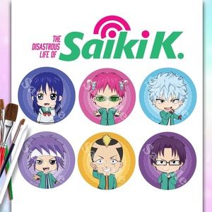[HANDMADE] The Disastrous Life Of Saiki K Buttons